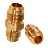Everflow 1/2" x 1/4" Flare Reducing Union Pipe Fitting; Brass F42R-121214